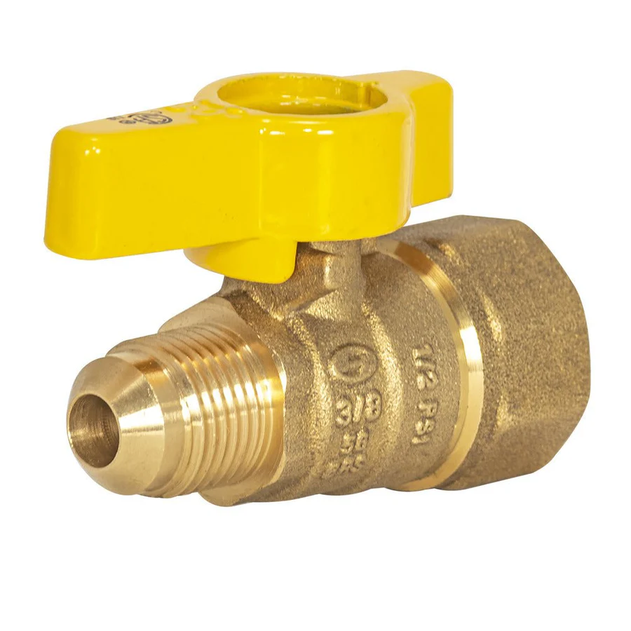  - Brass Gas Valves Flare x FIP